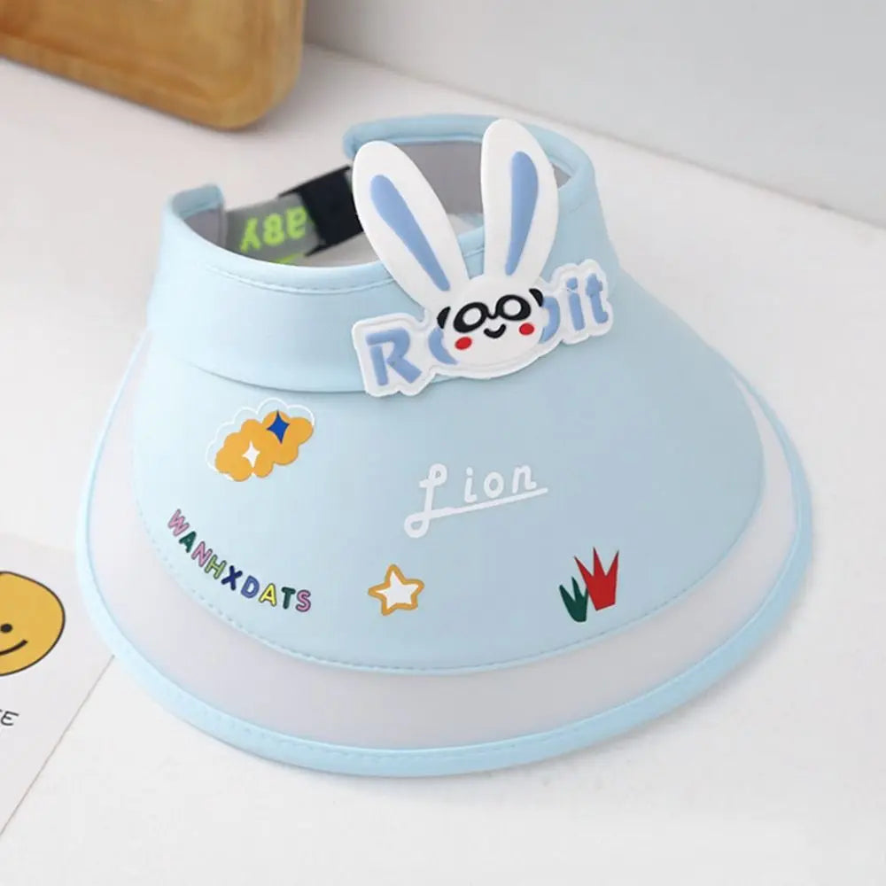 Rabbit Ear Empty Top Fan Hat USB Rechargeable