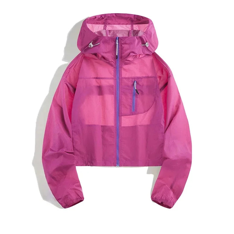 UPF50+ UV Protection Ultra Light Zipper Hoodie