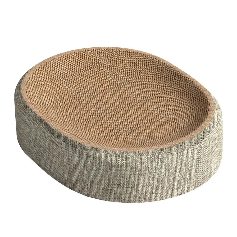Oval Shaped Sisal Scratch Pad For Cats