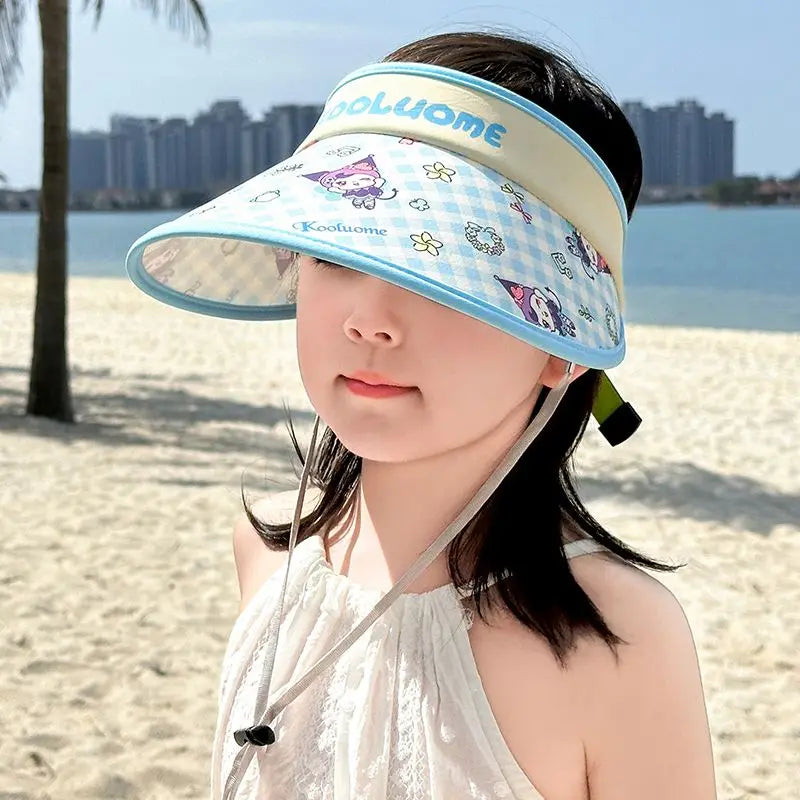 Sunscreen cooling hat with Two chargeable Fan