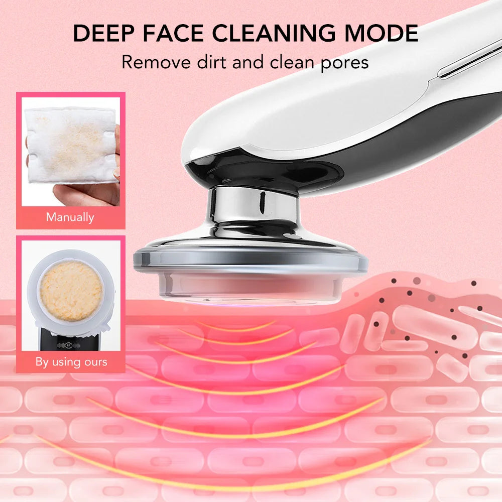 7 in 1 RF EMS Wrinkle Removal Face Lift Multifunction Facial Massager Skin Care