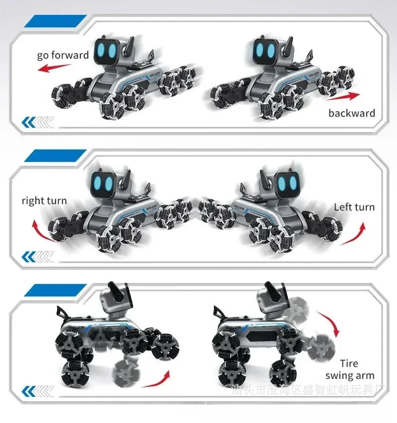 2.4Ghz RC Intelegent Robot Dog Stunt Dog