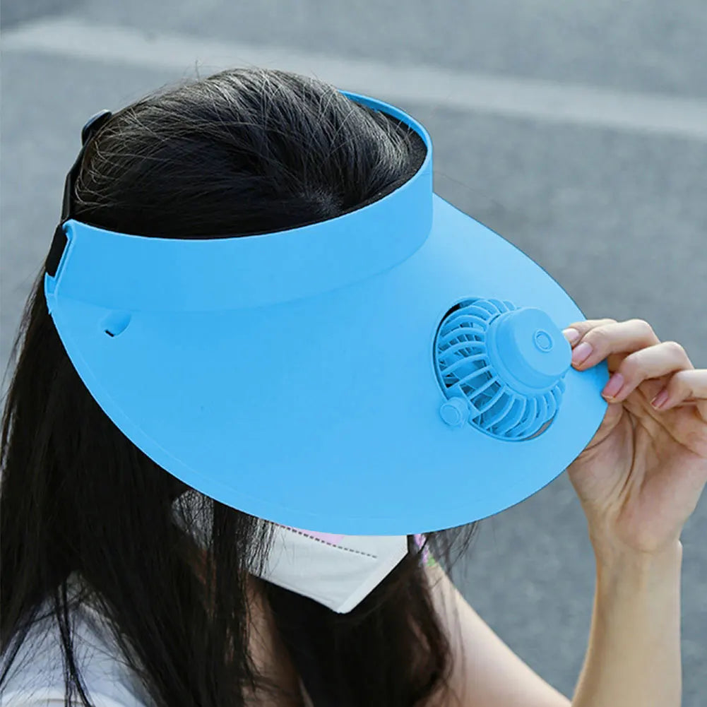 UPF50+ Solar & Chargeable Fan Hat