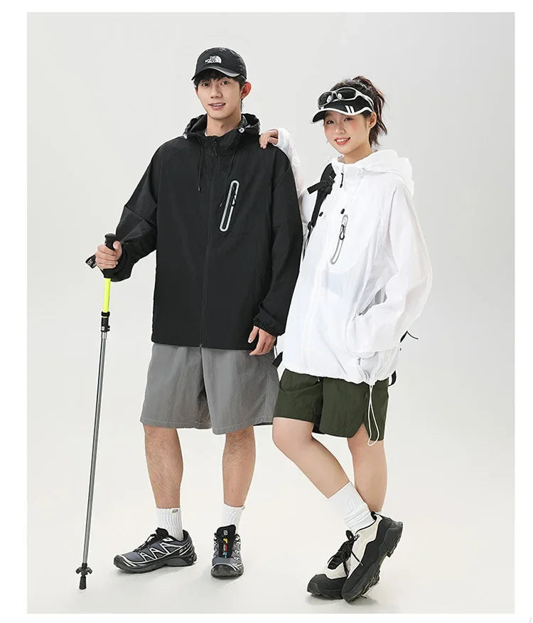 UPF50+ Ice Silk Breathable UV Protection Light Jacket