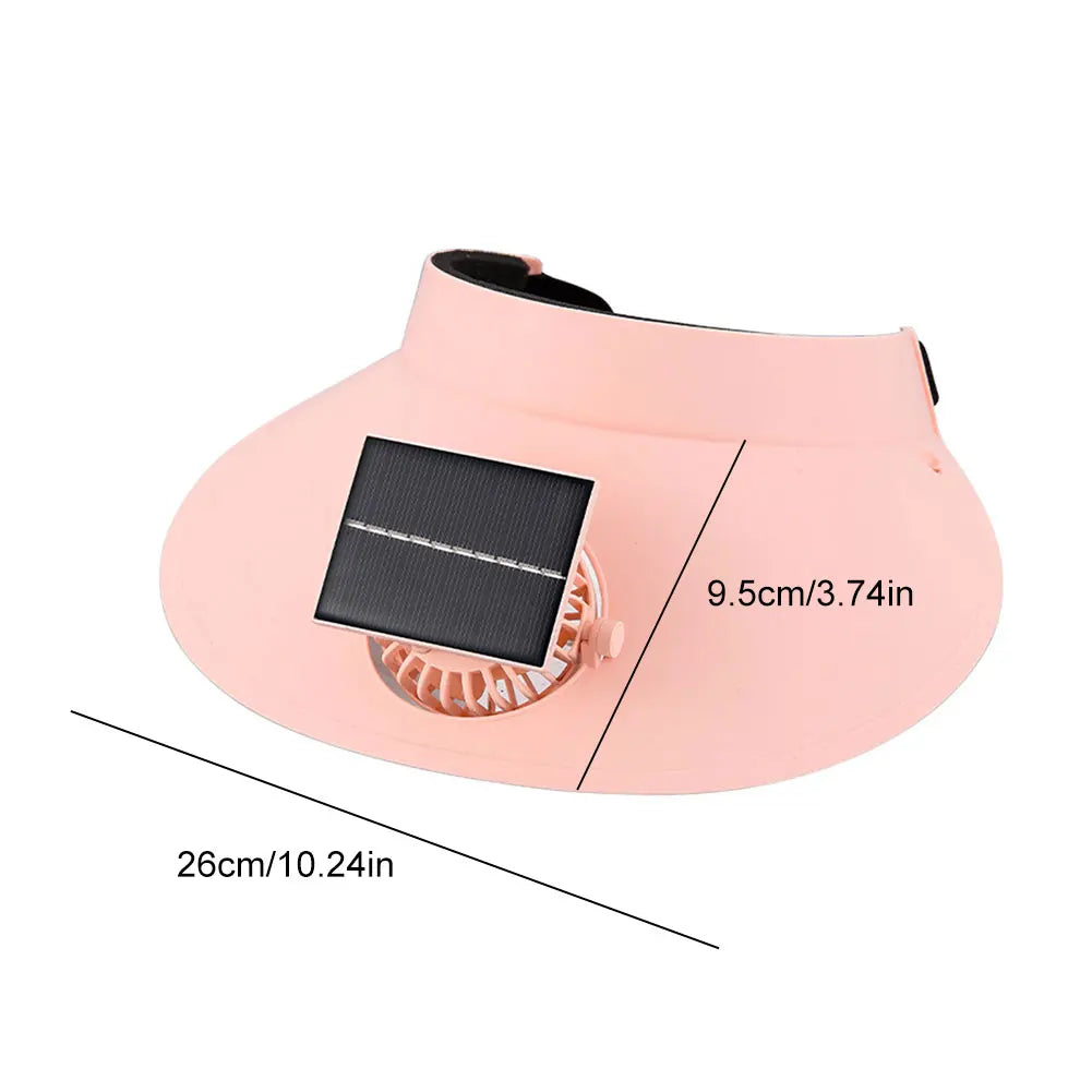 UPF50+ Solar & Chargeable Fan Hat