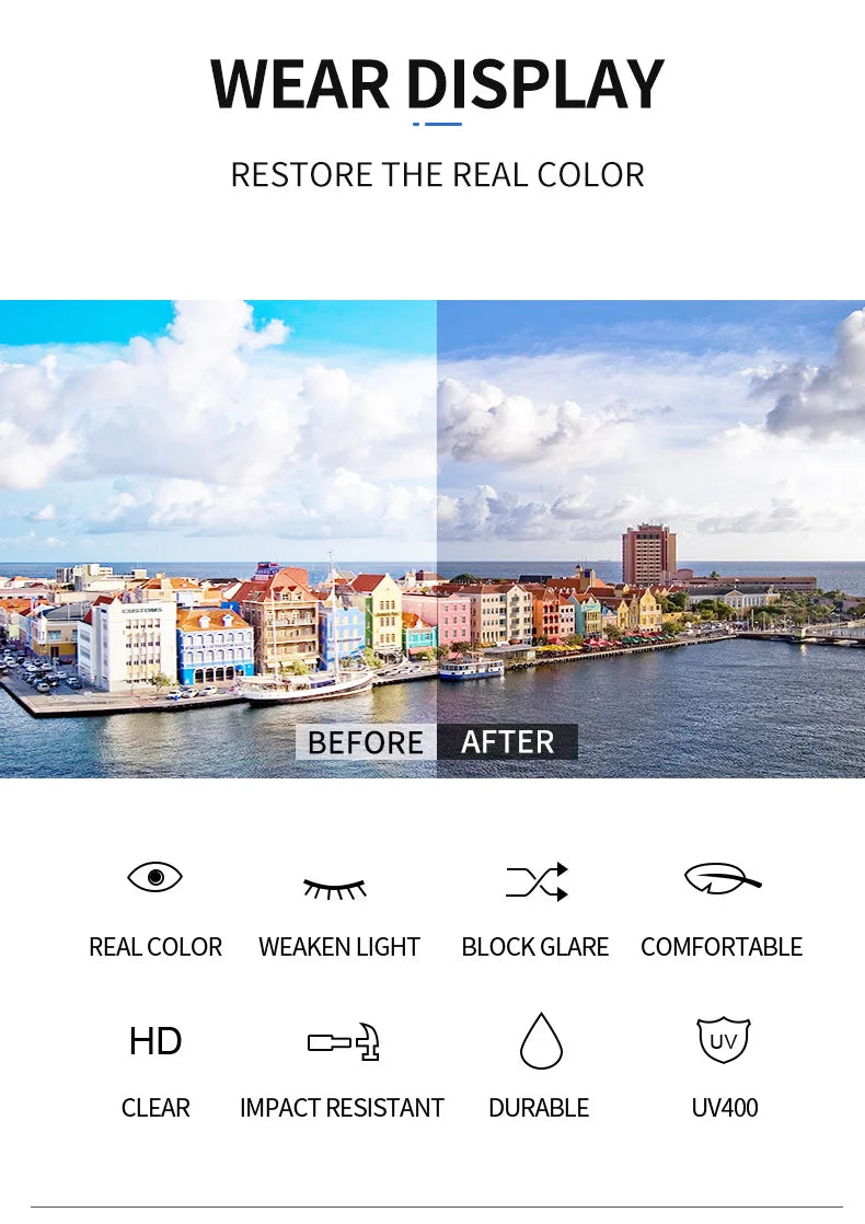 Rimless Travel Sunglasses