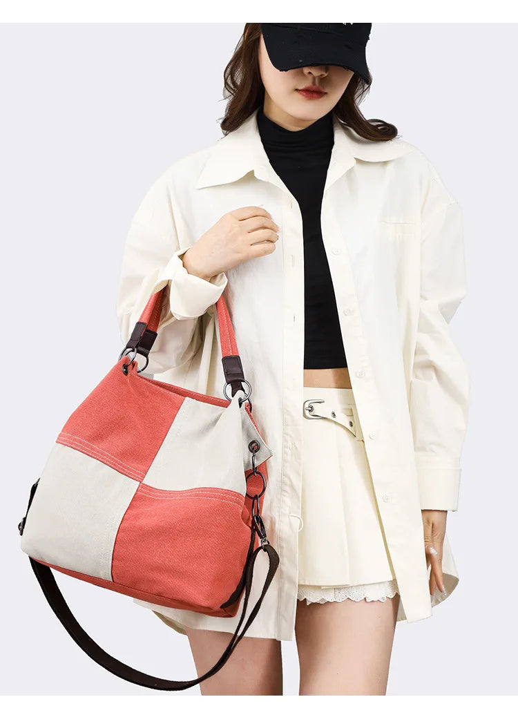 Canvas Retro Tote Bag