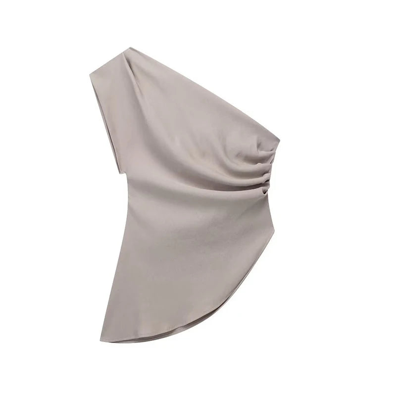 Asymmetric Off-Shoulder Top