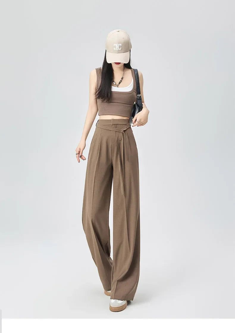 Women's Loose Drapey Suit Pants