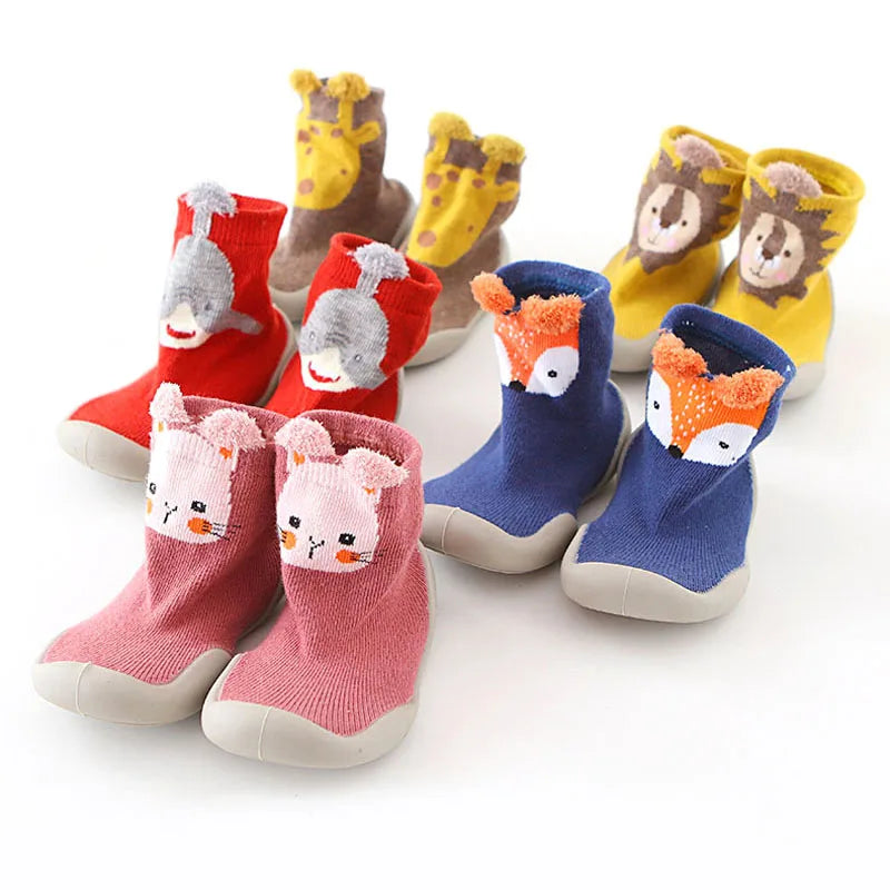 Infant Kids Rubber Soft Non-Slip Sole Casual Shoes