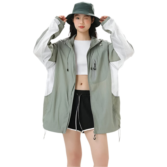 UPF50+ Ice Silk Breathable UV Protection Light Jacket