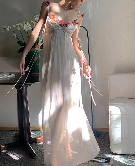 Boho Glow – Elegant Vacation Maxi Dress