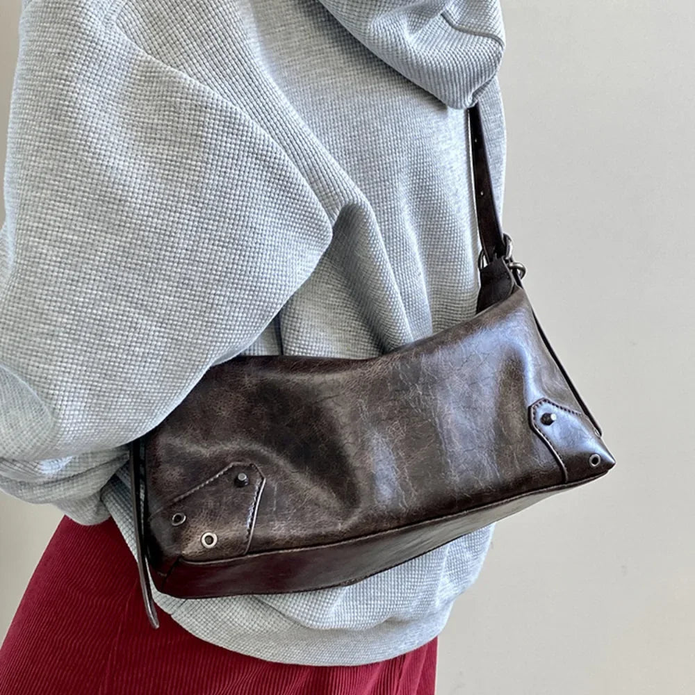 Spicy Girl Y3K Wasteland Leather Bag