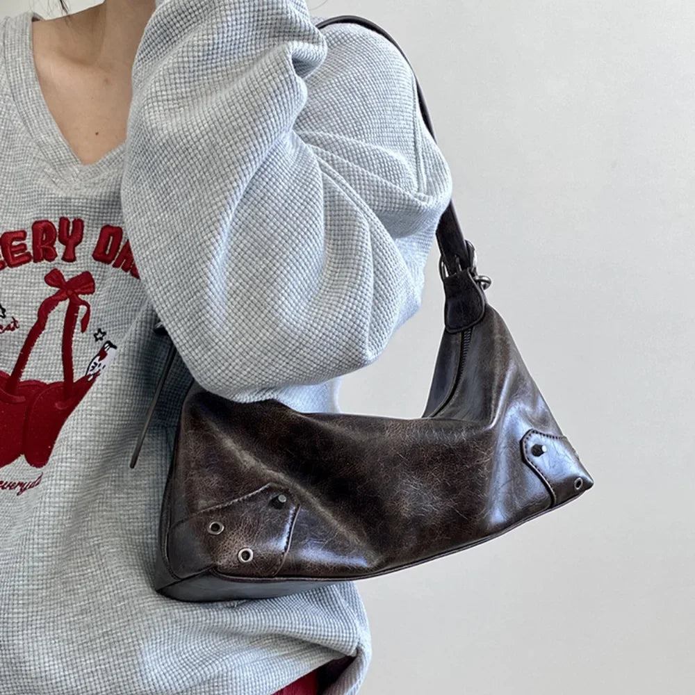 Spicy Girl Y3K Wasteland Leather Bag