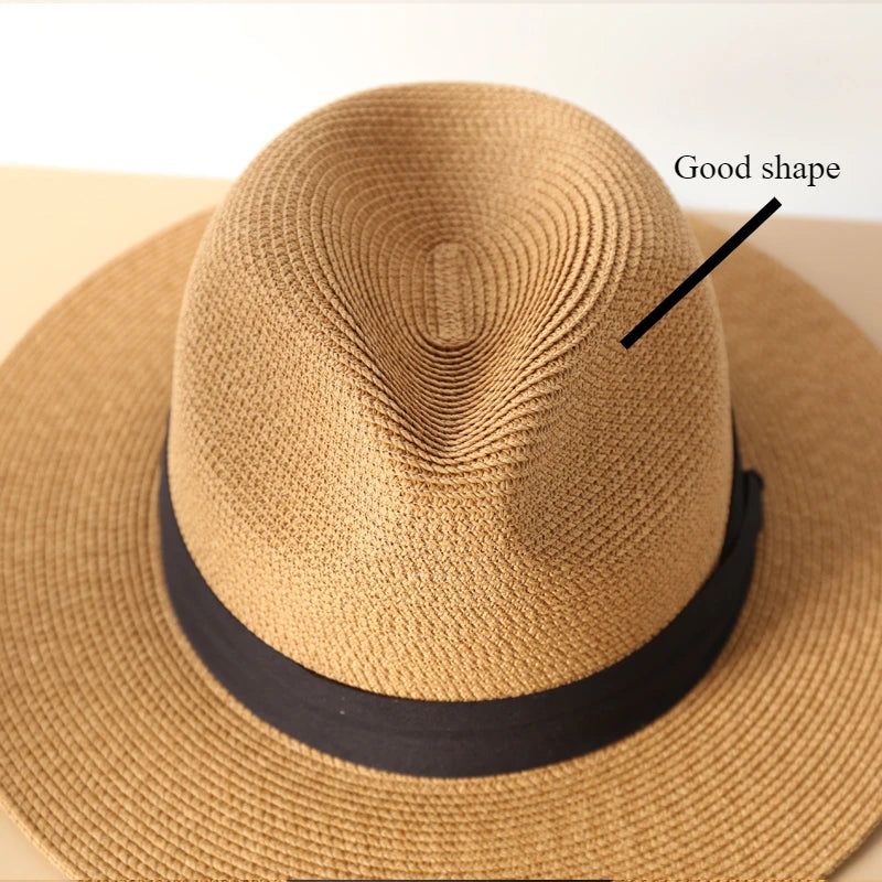 UPF50+ Big Size Travel Panama Hat