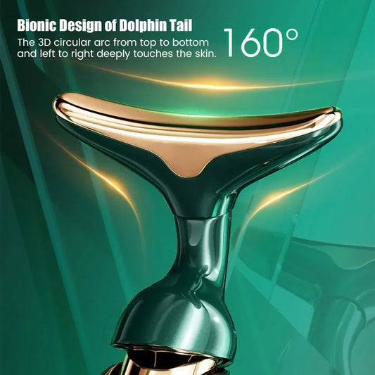 3 In 1 Neck Facial Eye Massager Facial Lifting Face Slimmer EMS Beauty Skin Tightening Device