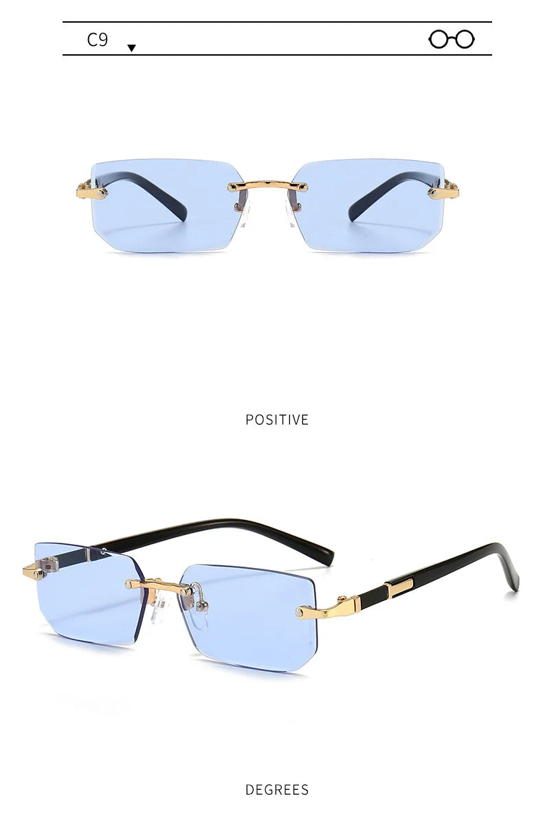 Rimless Travel Sunglasses