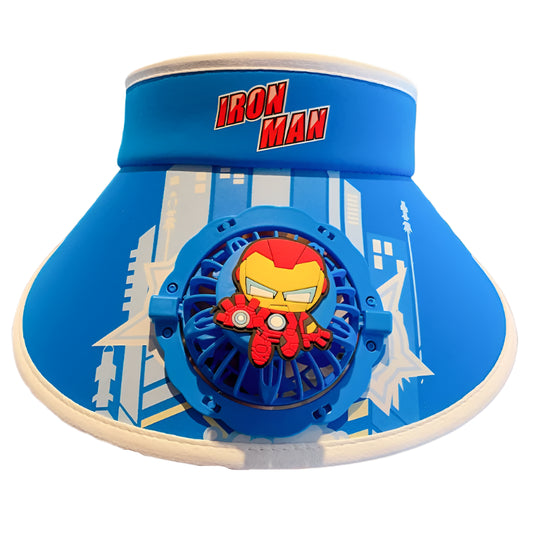Disney Kids Cooling USB Chargeable Sun Protection Fan Hat
