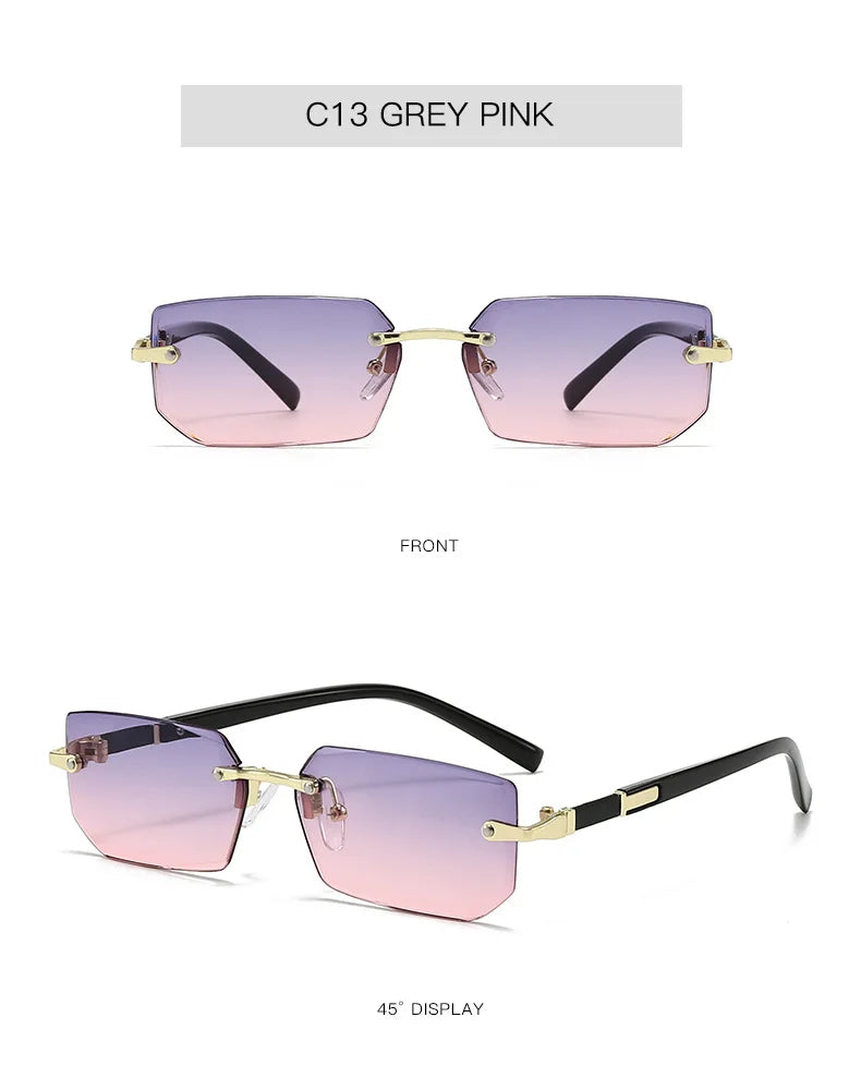 Rimless Travel Sunglasses