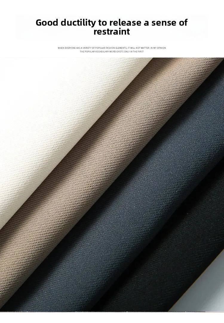 Korean Style Wide Leg Suit Pants