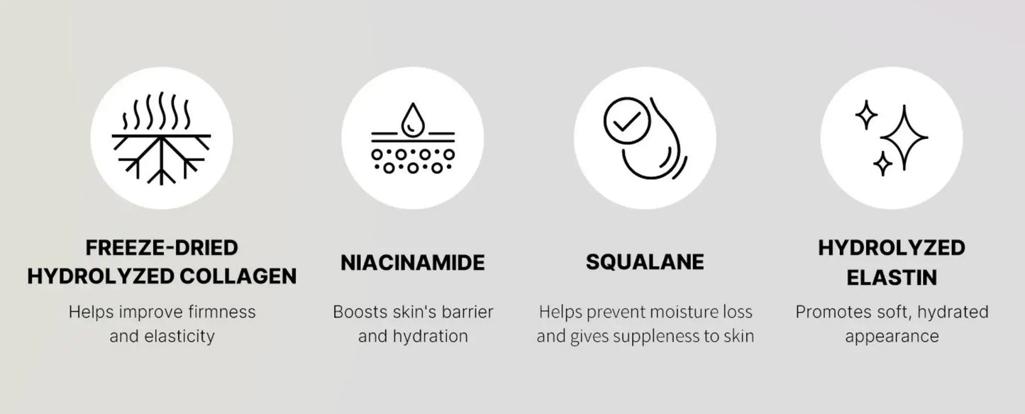 24H Glow & Lift Collagen Jelly Cream with Niacinamide & Hydrolyzed Collagen – Strengthen Skin Barrier, Hydrate & Anti-Aging Moisturizer