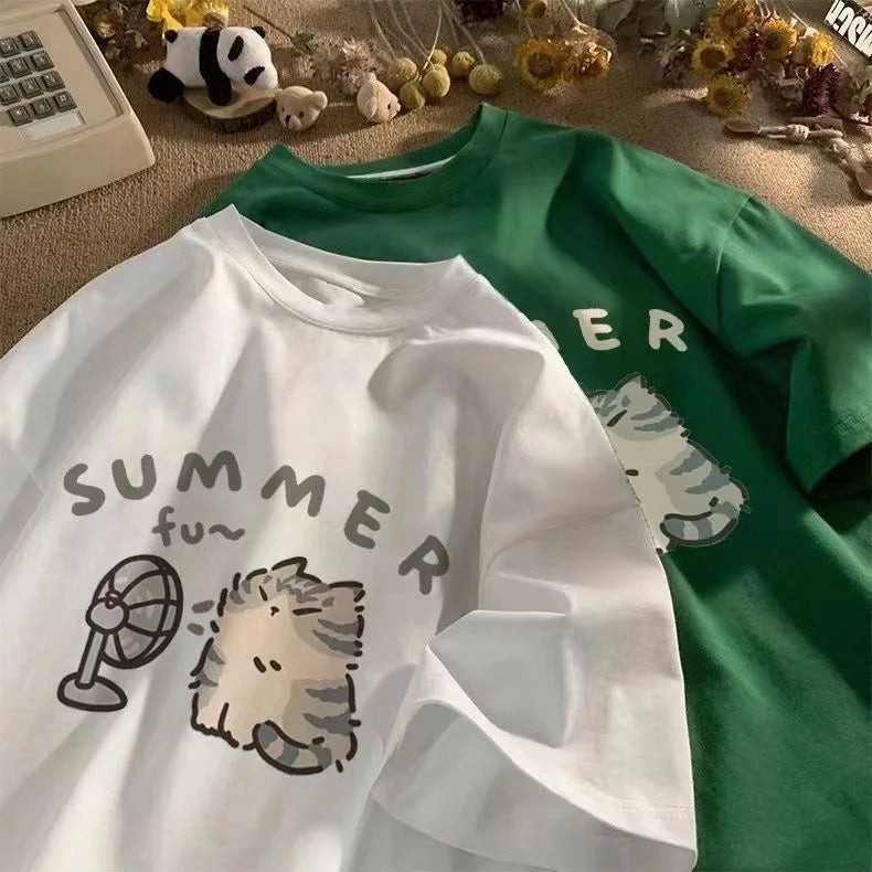 Minimalist Printed Summer T-shirt