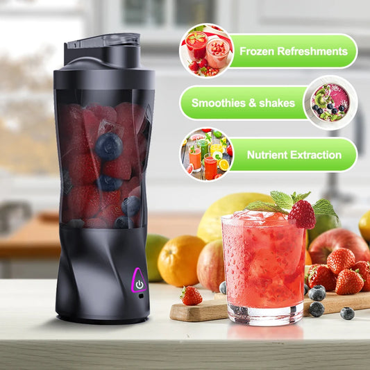 Portable Smoothie Blender Fresh Fruit blender 700ML USB Rechargeable Outdoor Mixing Cup