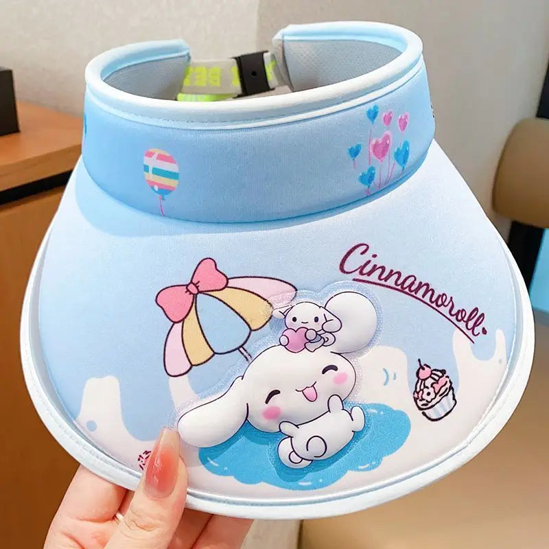 My Melody Cute Kuromi Anti-Uv Sun kids Hat