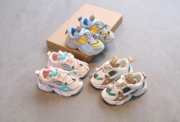 Size 21-36 Toddler Boys Girls Breathable Mesh Non-slip Shoes