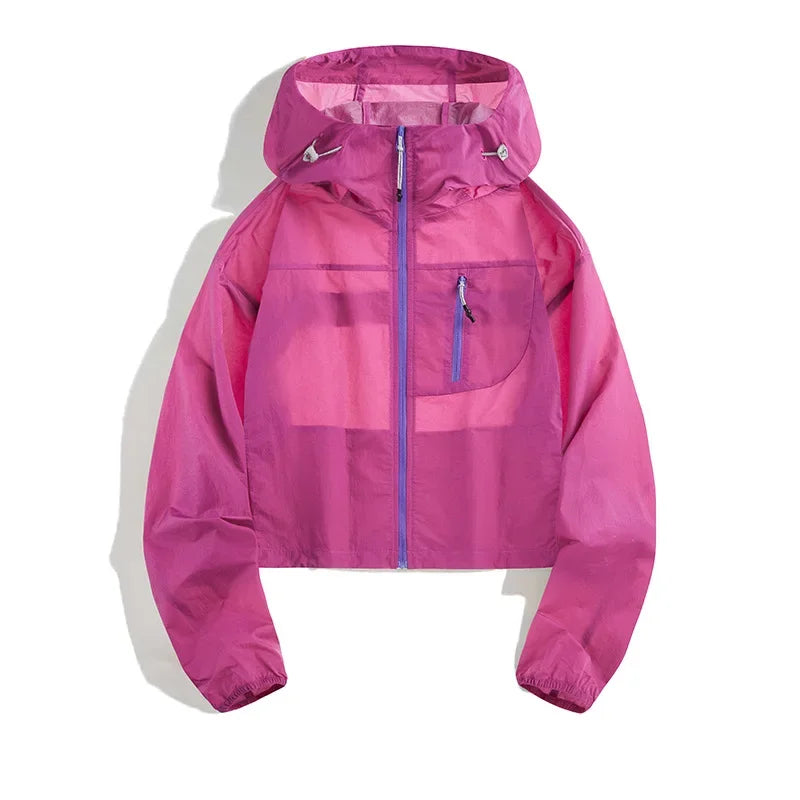 UPF50+ UV Protection Ultra Light Zipper Hoodie