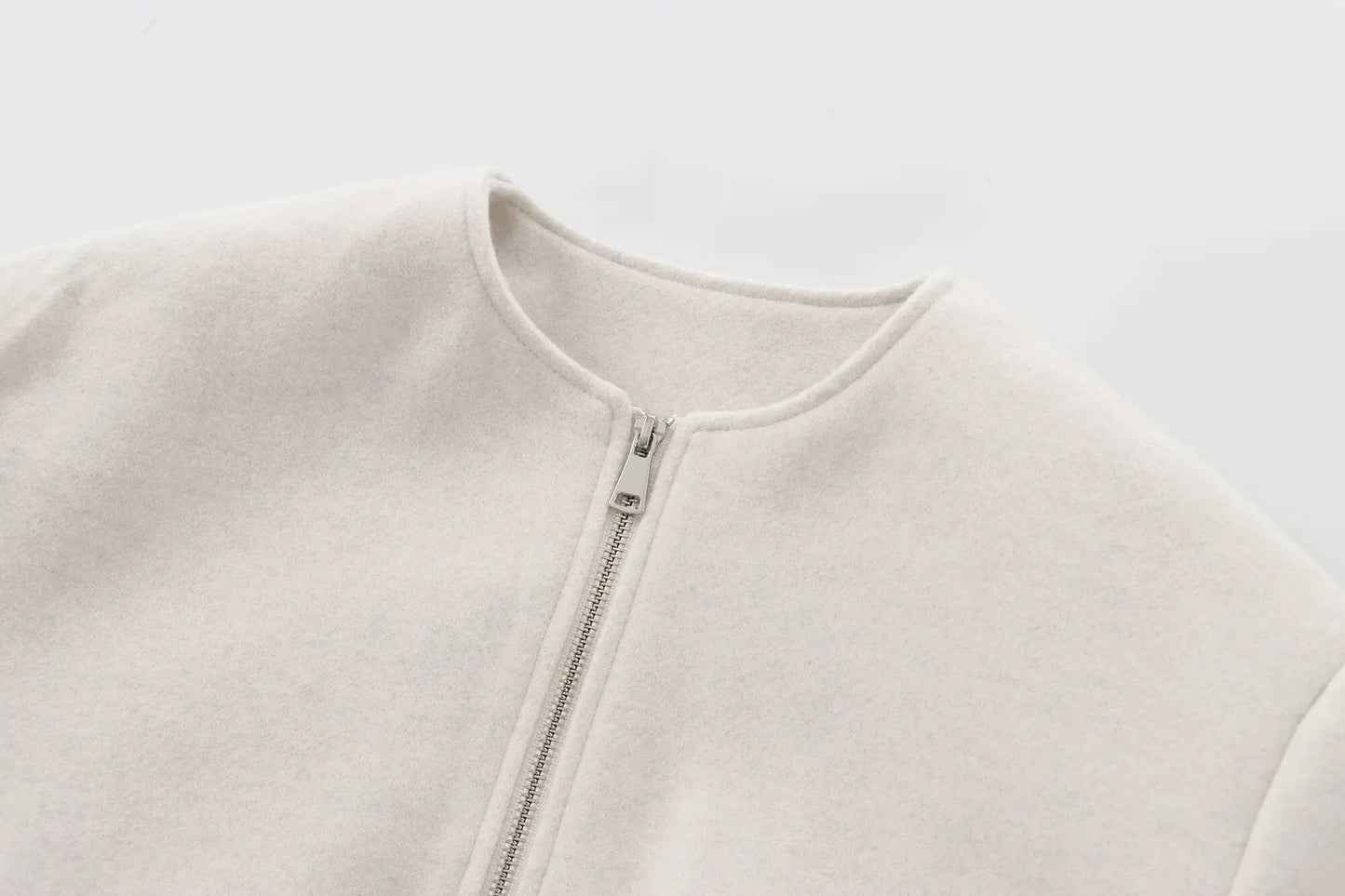 Soft Cropped Bomber Jackets