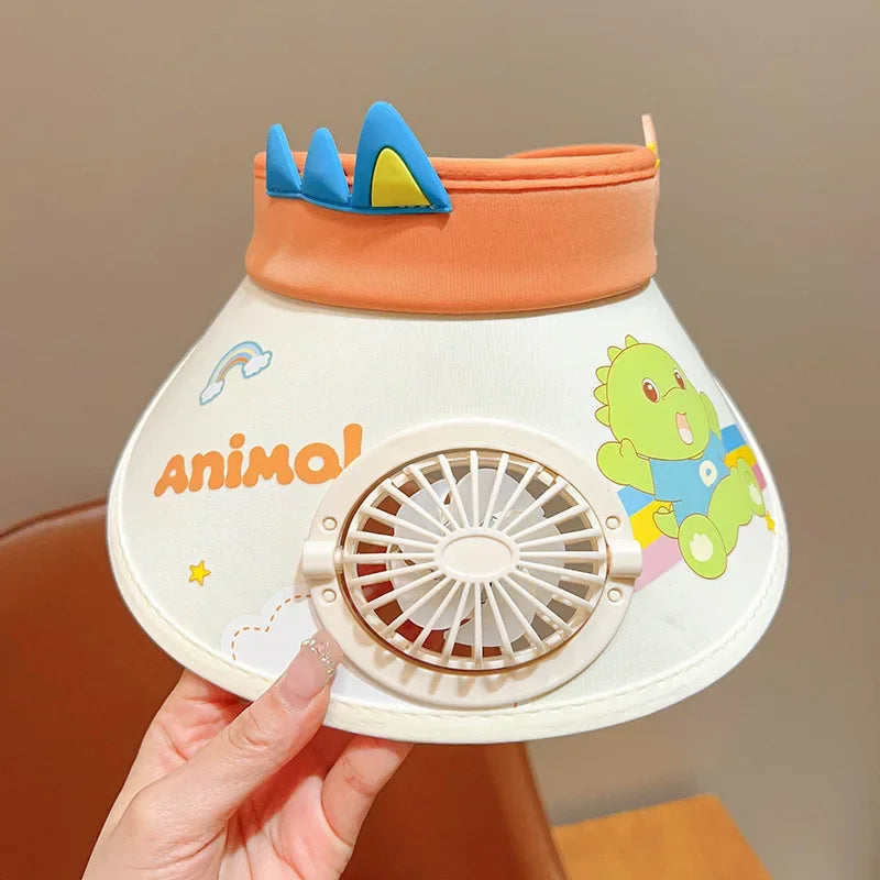 Children's Girls Boys Sun Protection Fan Hat