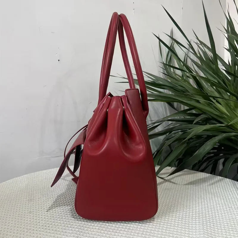 Square Buckle Design Luxury Handbag