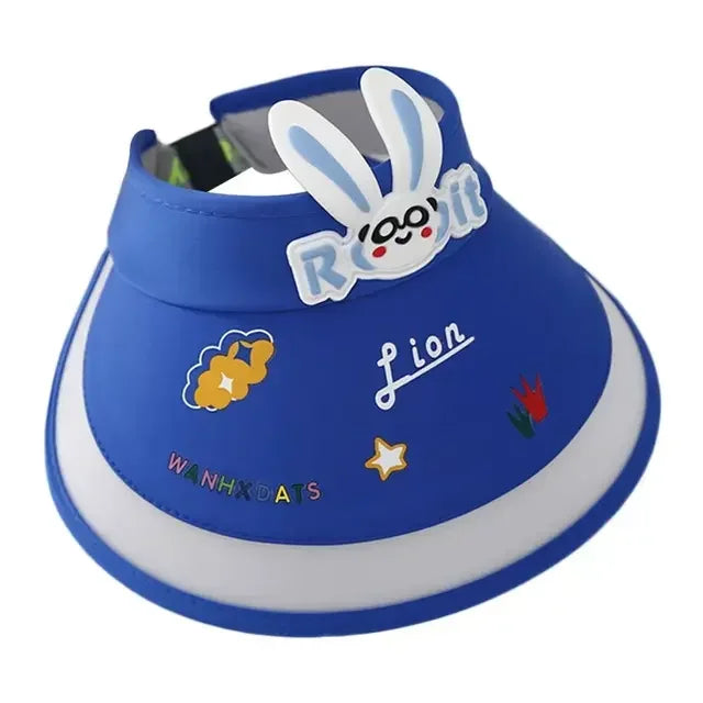 Rabbit Ear Empty Top Fan Hat USB Rechargeable
