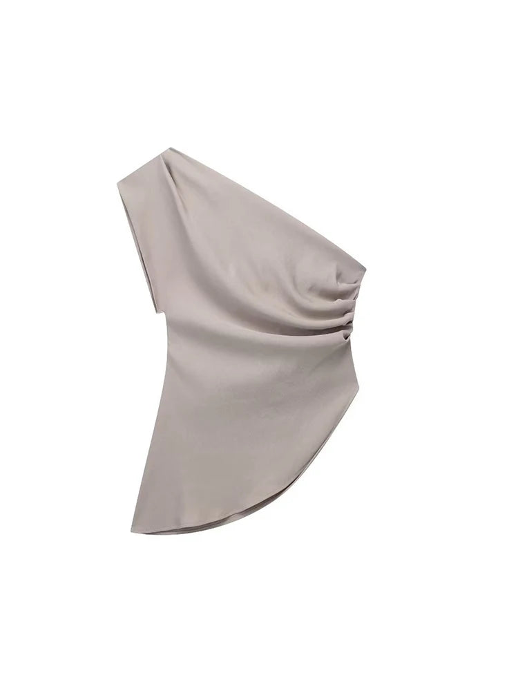 Asymmetric Off-Shoulder Top