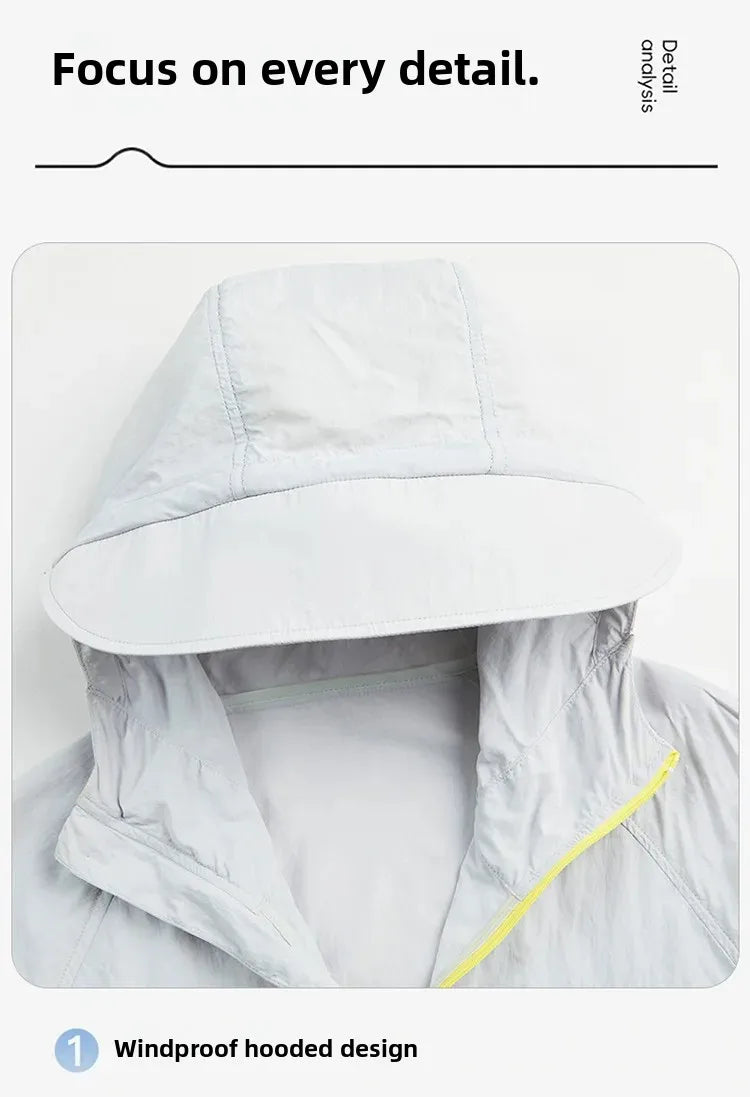 UPF50+ Quick Dry Ice Silk UV Protection
