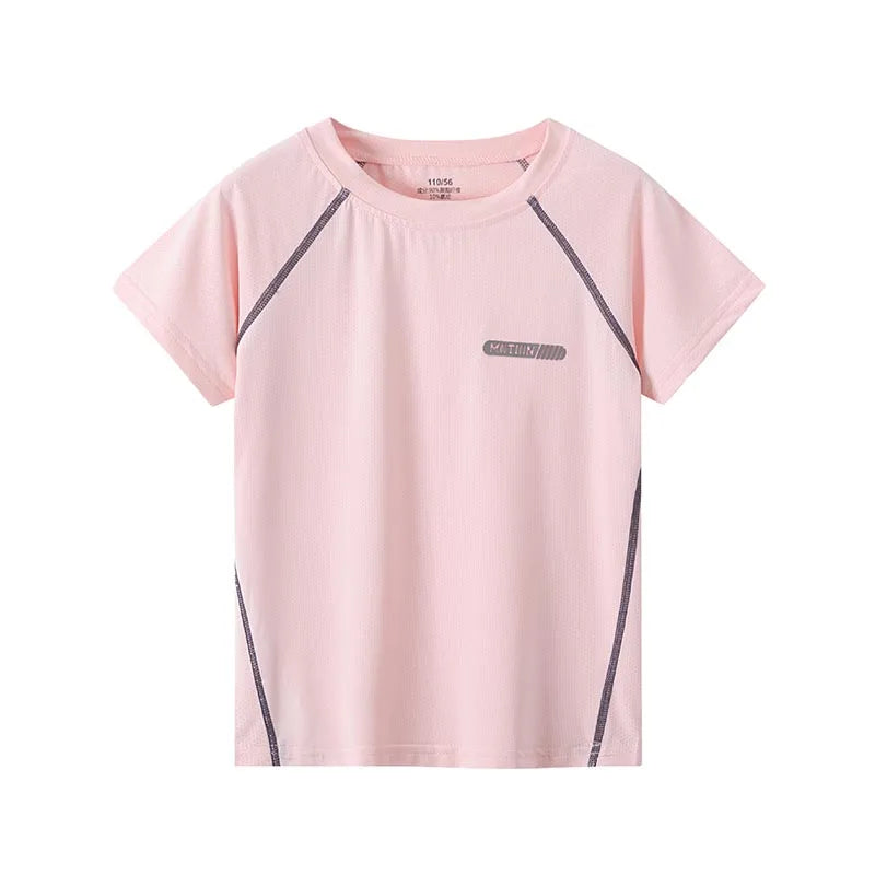 Quick Drying Sports Tshirt for Kids Boys Girls