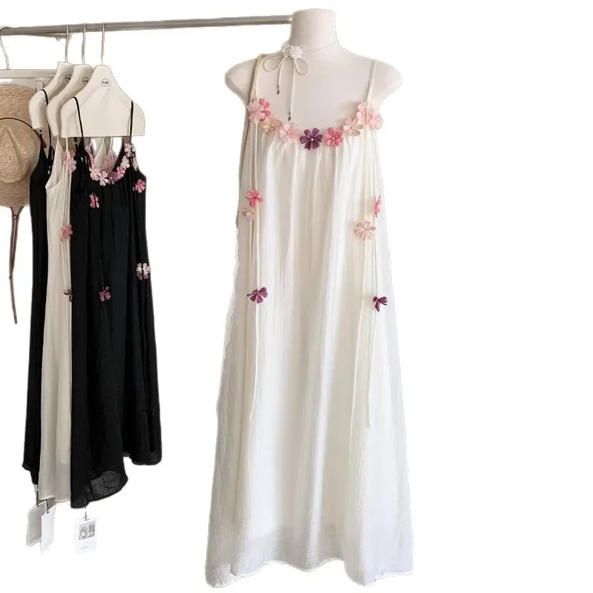 Spring Whisper – Loose Vacation Off-Shoulder Dress