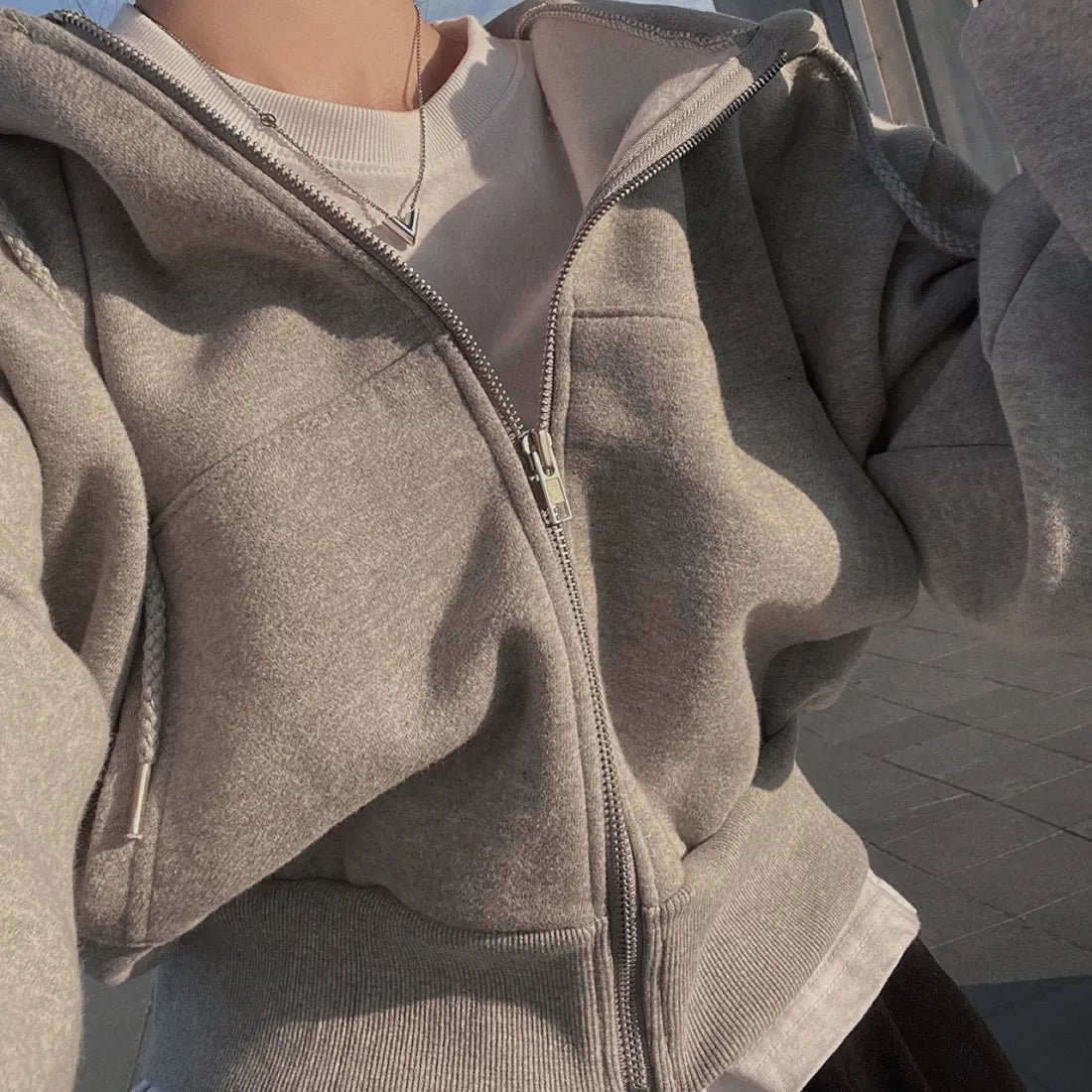 Casual Hood Sweatshirt