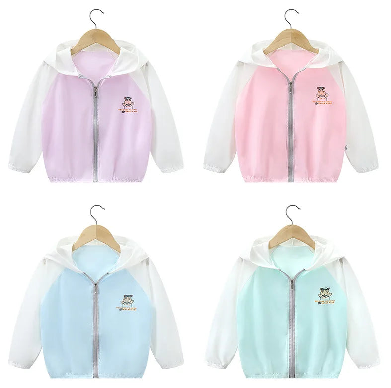 Kids UV Resistant Sun Protection Hoodie