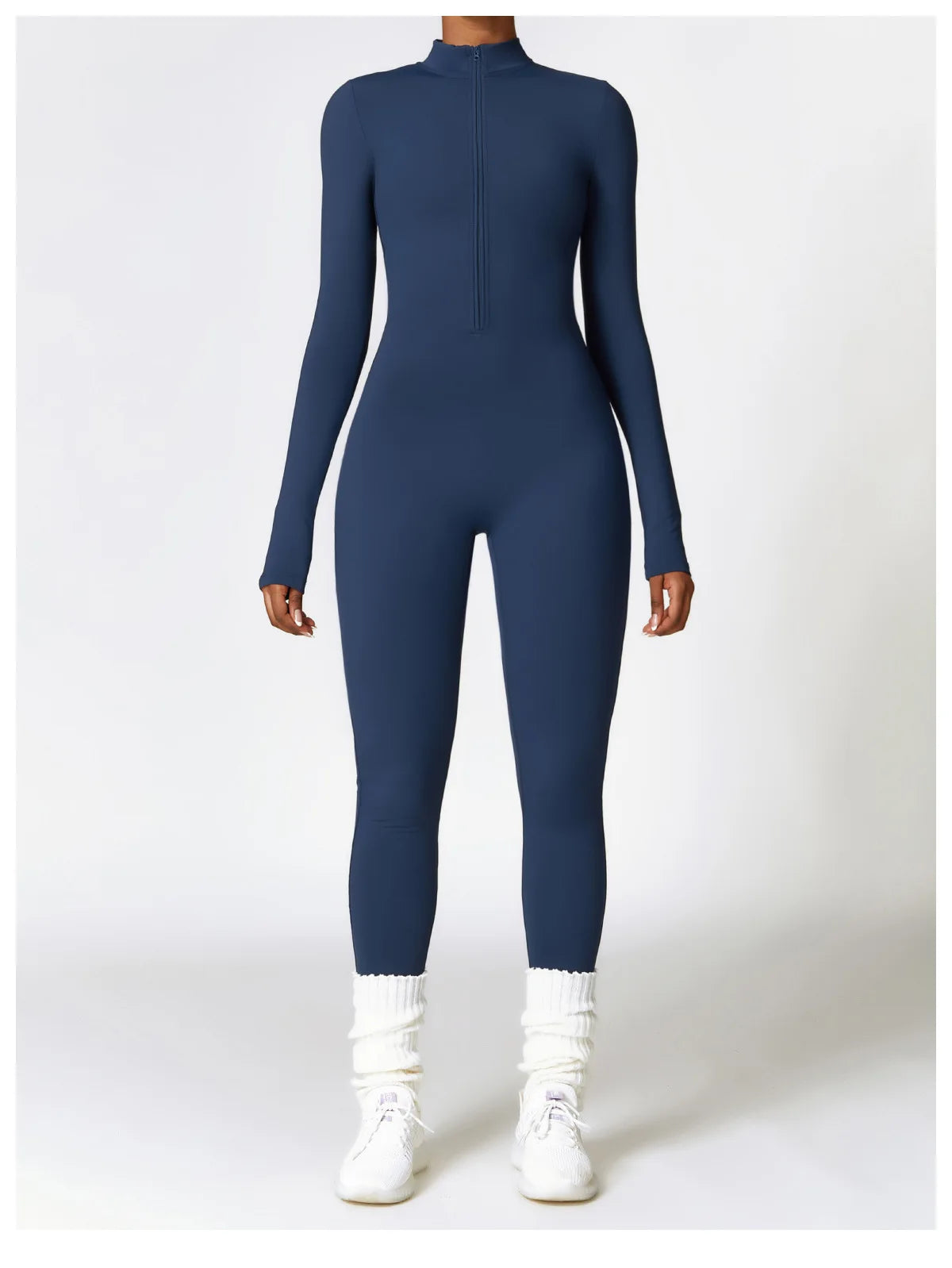 Zipper Yoga Rompers Jumpsuit