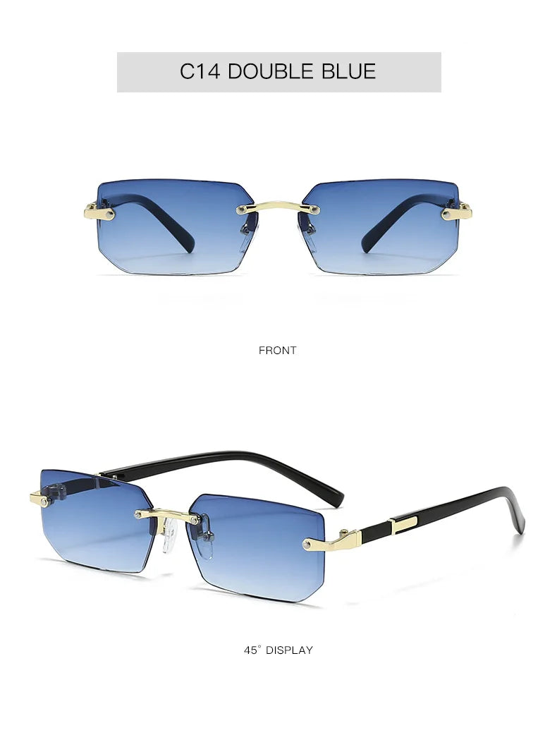 Rimless Travel Sunglasses