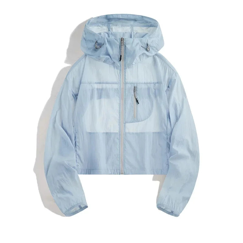 UPF50+ UV Protection Ultra Light Zipper Hoodie
