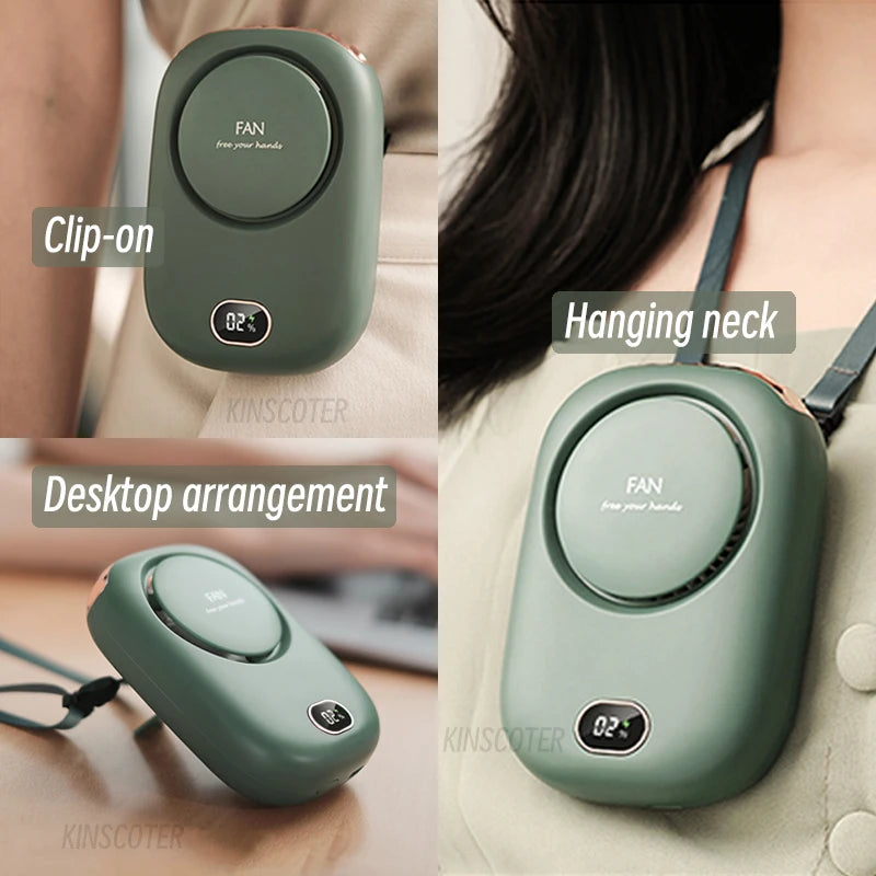 Portable Hanging Neck Mini Cooling Waist Fans