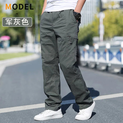 Cotton Cargo Pants Summer Sweatpants
