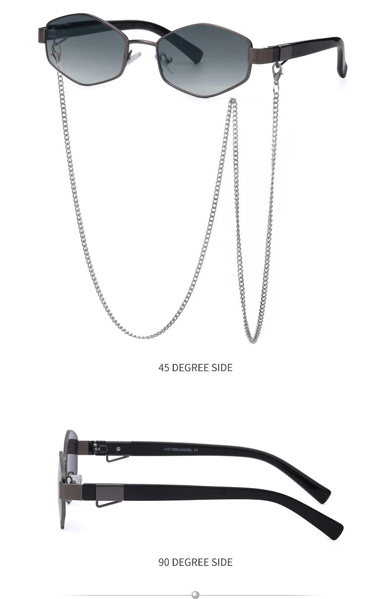 Luxury Brand Designer Punk SunGlasses