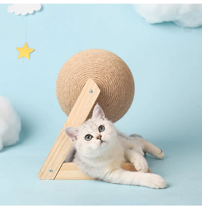 Cat Scratching Ball Toy Kitten Sisal Rope