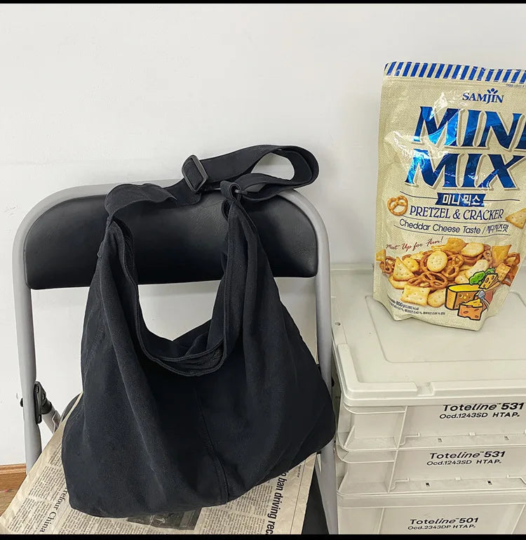 Trendy Canvas School Tote