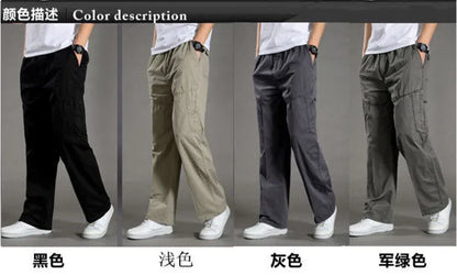 Cotton Cargo Pants Summer Sweatpants