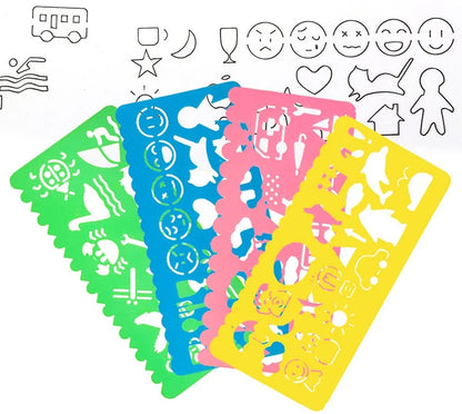Geometry Spirograph Drawing Stencil Set  Kids Educational Toy